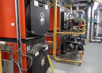 Combined Heat & Power (CHP) engine installed in the Dundee Ice Arena