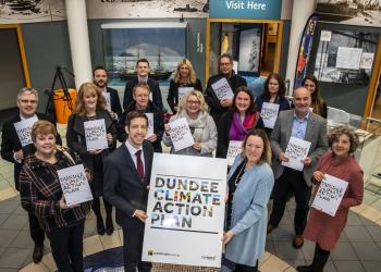 Dundee Climate Action Plan Launch, group of people