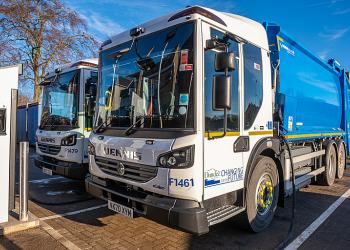 Electric HGVs have joined the Council Fleet.