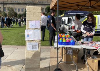 Orbit Cups stall at HubFest