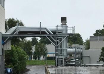 Ninewells Hospital outdoor pipes belonging to heat system