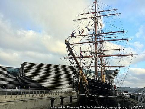 Discovery point Dundee with V&A and RSS Discovery Ship