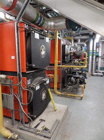 Combined Heat & Power (CHP) engine installed in the Dundee Ice Arena